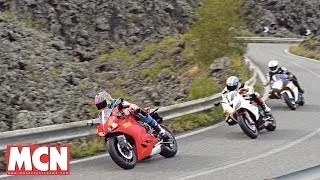 Ducati Panigale 899 fights Suzuki and Triumph | Group Test | Motorcyclenews.com