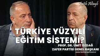 "Bu eğitim sisteminin Türkiye'den alacağı çok şey var!" Prof. Dr. Ümit Özdağ & Fatih Altaylı