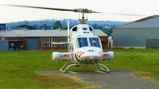 Bell 222 UT Landing at Rand Airport