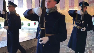 Changing of the Guard at the Stalingrad Battlefield Memorial