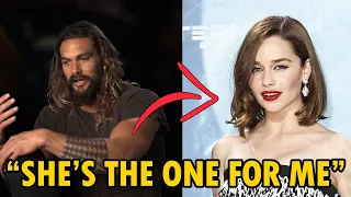 Jason Momoa REVEALS He's Dating Emilia Clarke NOT Amber Heard?!