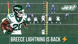 BREECE LIGHTNING! Hall sparked the Jets against the Bills ⚡️ | Film Breakdownb