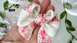 🎀ШИКАРНЫЕ Бантики КАНЗАШИ из 2,5 см ленты🎀DIY|BOW|laço😍💓