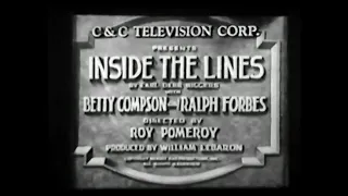 Inside The Lines (1930)