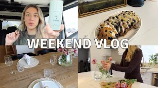 WEEKEND VLOG: run errands with me, baking, hosting mother’s day
