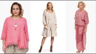 КРАСИВАЯ И МОДНАЯ ЖЕНСКАЯ ОДЕЖДА ИЗ ЛЬНА💕BEAUTIFUL AND FASHIONABLE WOMEN'S CLOTHING FROM LINEN