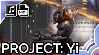 Project: Yi login theme - League of Legends (Synthesia Piano Tutorial)