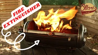 Probably the BEST GRILL I have EVER made! Building a BBQ Grill from a Fire Extinguisher