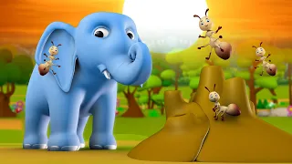 Haathi aur Chinti 3D Animated Hindi Moral Stories for Kids हाथी और चींटी  कहानी Elephant Ant Tales