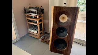 Open baffle speakers from previous video