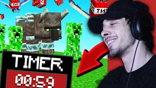 ქაოსი ყოველ 60 წამში | Minecraft But CHAOS...