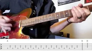 GET BACK Guitar Lesson with On-Screen TAB - How To Play GET BACK By The Beatles