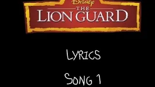 The Lion Guard Lyrics:Tonight We Strike