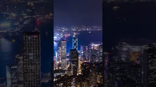 Drone Shot of a Futuristic City at Night, Mexico City, Mexico