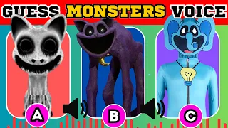 Guess the Monster's Voice | Poppy Playtime Chapter 4 + Smiling Critters + Zoonomaly