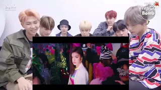 bts reaction to itzy wannabe MV