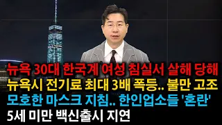 [귀가하는 한인여성 뒤쫓아가..],[뉴욕시 전기료 최대 3배 폭등].[5세 미만 백신출시 지연,] 등 KBTV News9 2022년 2월 14일 HD