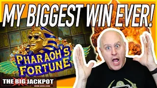💥MY BIGGEST WIN EVER on Pharaohs Fortune Slots! ✦ Retrigger Jackpot! | The Big Jackpot