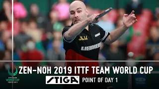Awesome Austrians! STIGA Point of Day 1 | ZEN-NOH 2019 ITTF Team World Cup