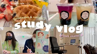 STUDY VLOG 🌷 | ucla finals week, productive days in my life, lots of caffeine, typing asmr 👩🏻‍💻