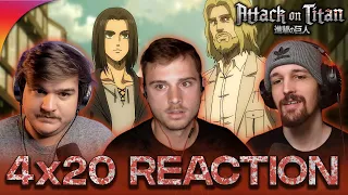 Attack On Titan 4x20 Reaction!! "Memories of the Future" - First Time Watching!!