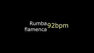 rumba flamenca backing track (only percussions) 92bpm