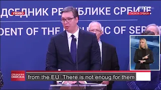 The strongest speech of the President of Serbia about the EU, coronavirus and China