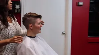 Justine AZ (pt 2): Undercut Pixie Haircut (YT Original)