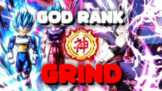 42 minutes of Dragon Ball Legends GOD RANK grinding