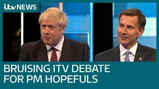 Boris Johnson and Jeremy Hunt clash over Brexit in bruising ITV debate | ITV News