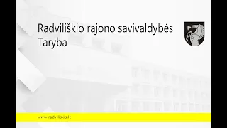 2023-12-21 Radviliškio rajono savivaldybės tarybos posėdis