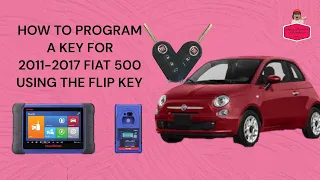 HOW TO PROGRAMA KEY FOR 2011-2017 FIAT 500 USING THE FLIP KEY USING Autel IM508 and XP400