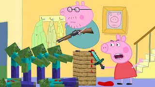 Peppa Pig vs Zombies Part 2. Parody