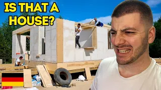 British reacts to how GERMAN HOUSES are made! (WOW)