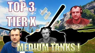 My TOP 3 Tier X Medium Tanks in 2022! | World of Tanks