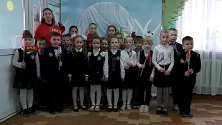Поздравление с Днем милиции от учеников Русиновской средней школы