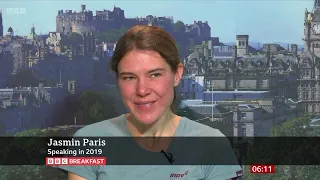 Jasmin Paris First Woman To Complete Grueling Barkley Marathons Race On BBC Breakfast [24.03.2024]