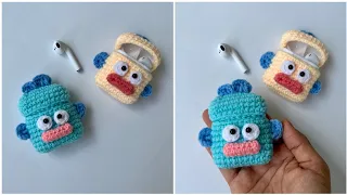 #191 Crochet Airpod Cases | Funny Clownfish Shaped Airpods Bag