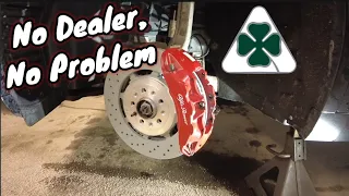 Alfa Romeo Stelvio Quadrifoglio Brake Service (non-dealer)