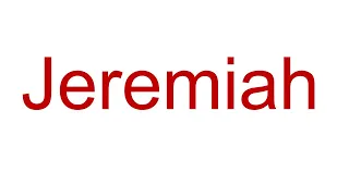 Jeremiah