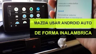 MAZDA usar Android Auto de Forma Inalambrica MZD-AIO