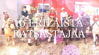 10 ERILAISTA RATSASTAJAA