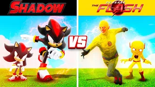 SHADOW Family vs. REVERSE FLASH Family In GTA 5! (GTA 5 RP Mods)