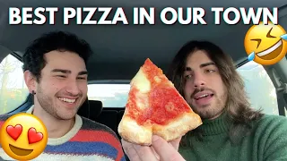 We try the BEST PIZZA in our town