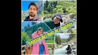 Latest pictures of saboor Ali and Ali ansari on vacation!😍 #shorts #celebrity #saboorali #aliansari