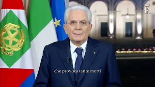 Messaggio di fine anno del Presidente della Repubblica Sergio Mattarella (con sottotitoli)