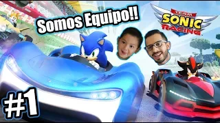 Somos Equipo con Sonic | Team Sonic Racing | Juegos Karim Juega