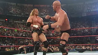 “Stone Cold” Steve Austin vs. Triple H – Three Stages of Hell Match: WWE No Way Out 2001