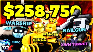 Spending $258,750 Gold On The BEST TDX LOADOUT... Will It Beat EXPERT!? | ROBLOX