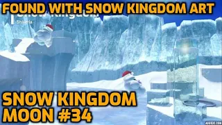 Super Mario Odyssey - Snow Kingdom Moon #34 - Found with Snow Kingdom Art